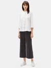 Eileen Fisher Organic Cotton Wide-leg Jean In White