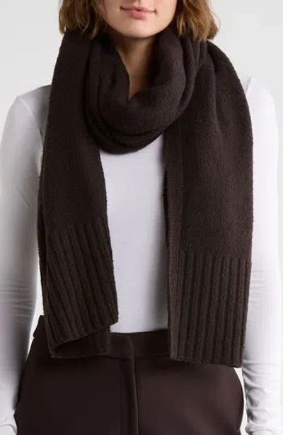 Eileen Fisher Organic Cotton Wrap Scarf In Brown