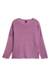 Eileen Fisher Crewneck Sweater In French Lilac