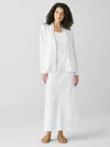 Eileen Fisher Organic Linen Bias Skirt In White