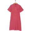 Eileen Fisher Organic Linen Button-up Dress