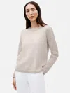 Eileen Fisher Organic Linen Cotton Box-top In Neutral