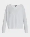 Eileen Fisher Organic Linen-cotton Knit Sweater