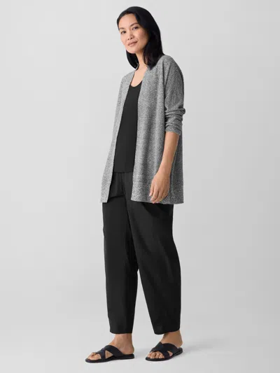 Eileen Fisher Organic Linen Cotton Long Cardigan In Geyser