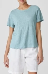 EILEEN FISHER EILEEN FISHER ORGANIC LINEN CREWNECK T-SHIRT