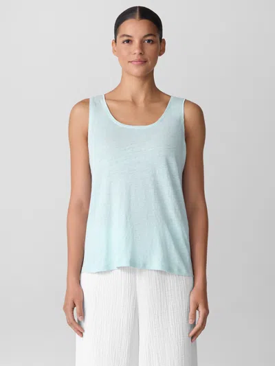 Eileen Fisher Organic Linen Jersey Scoop Neck Tank