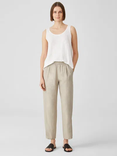 Eileen Fisher Organic Linen Lantern Pant In Neutral