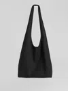 Eileen Fisher Organic Linen Shopper Tote In Black
