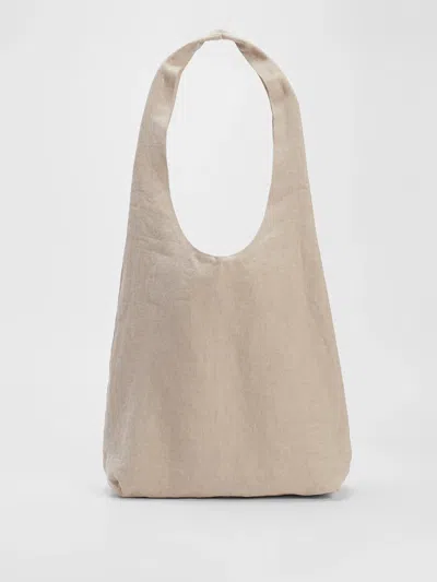 Eileen Fisher Organic Linen Shopper Tote In Neutral