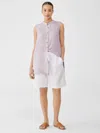 Eileen Fisher Organic Linen Shorts In White