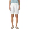 Eileen Fisher Easy Fit Linen Shorts In White