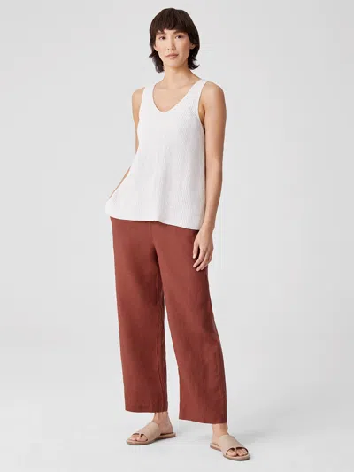 Eileen Fisher Organic Linen Straight Pant