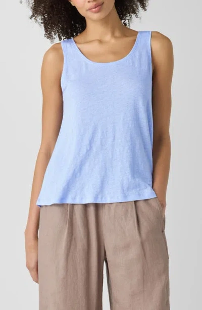 Eileen Fisher Organic Linen Tank In Bellflower