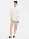 Eileen Fisher Organic Linen Walking Shorts In White