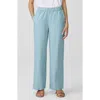 Eileen Fisher Wide Leg Organic Linen Ankle Pants