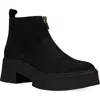Eileen Fisher Orion Zip Platform Bootie In Black