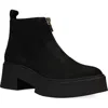 Eileen Fisher Orion Zip Platform Bootie In Black