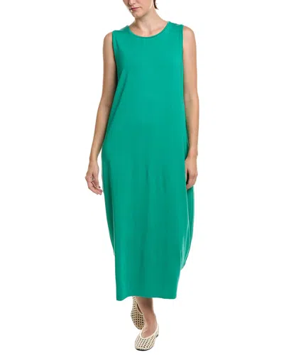 Eileen Fisher Oval Dress In Green
