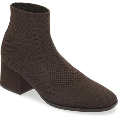 Eileen Fisher Paron Sock Bootie In Chocolate