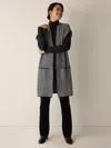 Eileen Fisher Peruvian Cotton Cloud Vest In Black