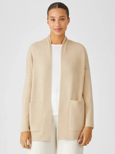 Eileen Fisher Peruvian Organic Cotton Blend Cardigan In Pink