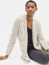 Eileen Fisher Peruvian Organic Cotton Long Cardigan In Neutral