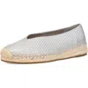 Eileen Fisher Petals Metallic Leather Wedge Espadrilles