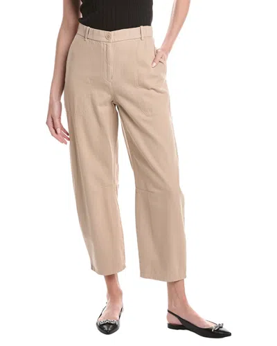 Eileen Fisher Petite Ankle Barrel Pant In Neutral