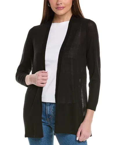 Eileen Fisher Petite Basic Cardigan In Black