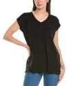Eileen Fisher Petite Boxy Top In Black
