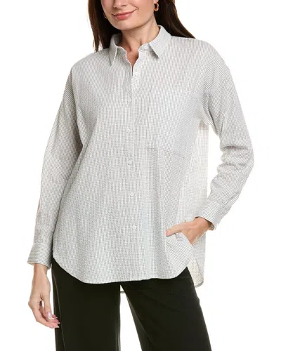 Eileen Fisher Petite Classic Shirt In White