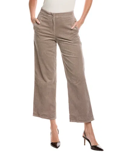 Eileen Fisher Petite Corduroy Wide Leg Pant In Brown