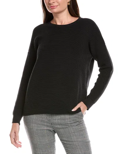 Eileen Fisher Petite Crewneck Tunic In Black