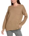 Eileen Fisher Petite Crewneck Tunic In Brown