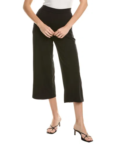Eileen Fisher Petite Cropped Wide Leg Pant In Black