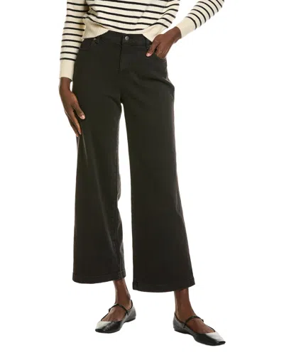 Eileen Fisher Petite Flare Wide Jean In Black
