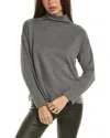 EILEEN FISHER PETITE FUNNEL NECK BOX TOP