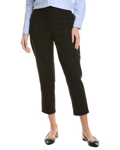 Eileen Fisher Petite High-waist Ankle Pant In Black