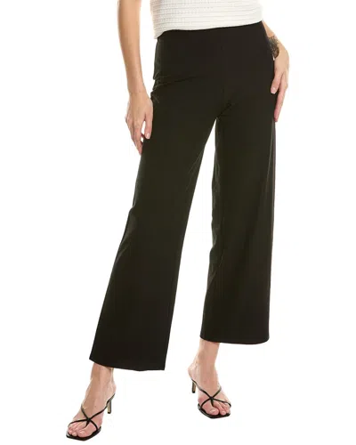 Eileen Fisher Petite High Waisted Wide Flare Pant In Black