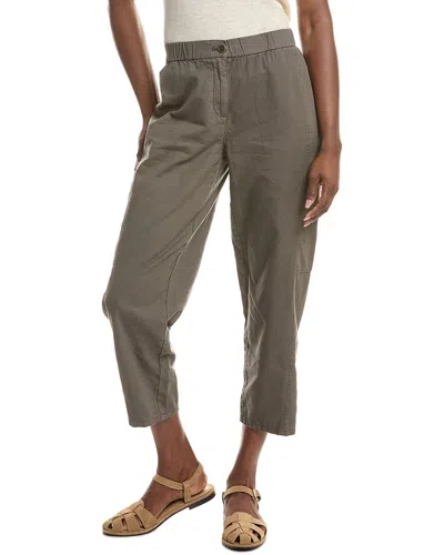 Eileen Fisher Petite Lantern Cargo Pant In Green