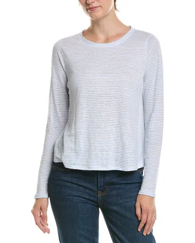 Eileen Fisher Petite Linen Top In White