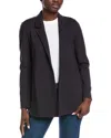 Eileen Fisher Petite Long Blazer In Black