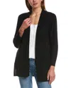 Eileen Fisher Petite Long Cardigan In Black