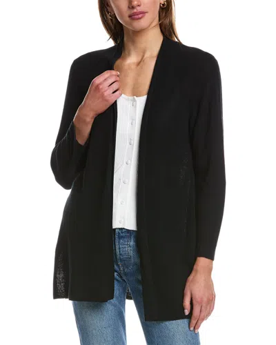 Eileen Fisher Petite Long Cardigan In Black