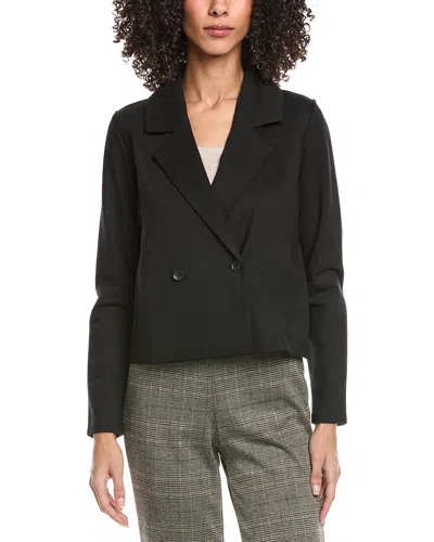 Eileen Fisher Petite Short Blazer In Black