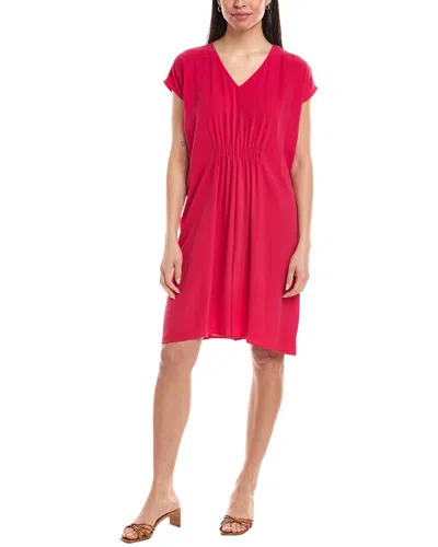 Eileen Fisher Petite Silk Mini Dress In Pink
