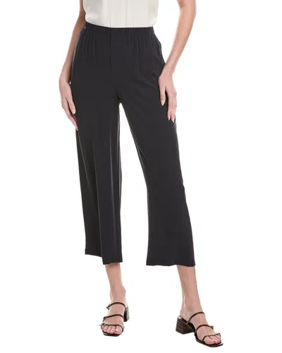 EILEEN FISHER EILEEN FISHER PETITE SILK STRAIGHT ANKLE PANT