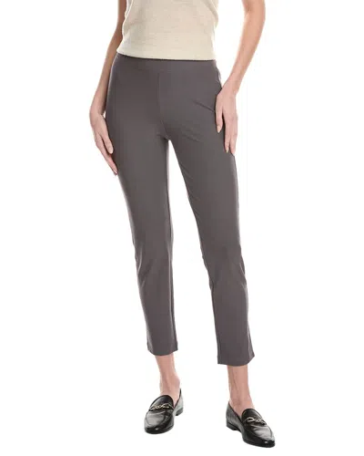 Eileen Fisher Petite Slim Ankle Pant In Grey