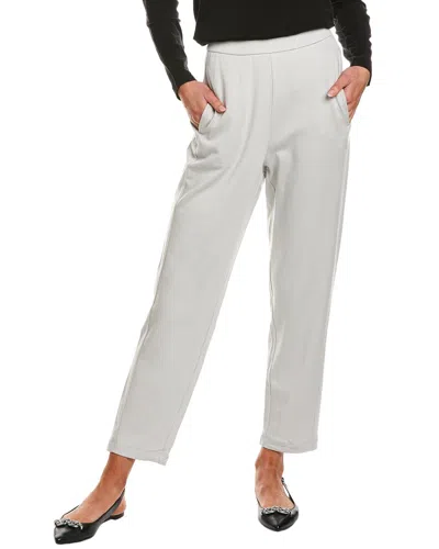Eileen Fisher Petite Slouch Ankle Pant In Gray