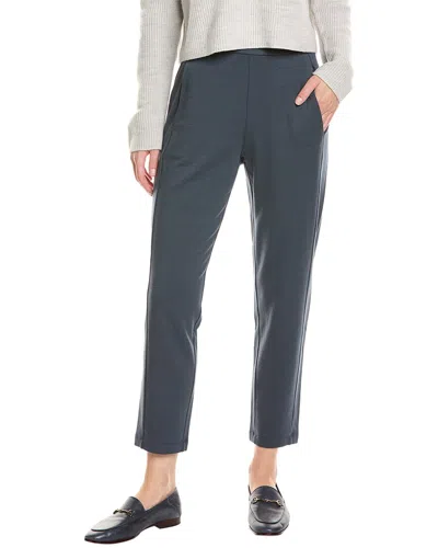 Eileen Fisher Petite Slouch Ankle Pant In Blue